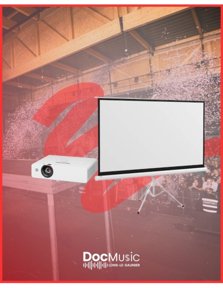 Pack location vidéo projecteur + écran