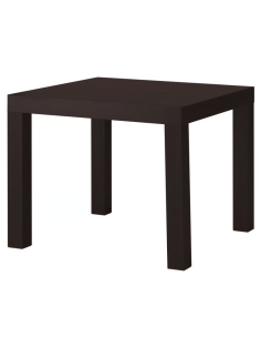 Table basse noire 55cm