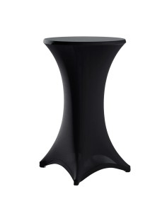 Housse lycra noire pour mange debout