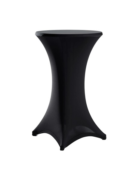 Housse lycra noire pour mange debout