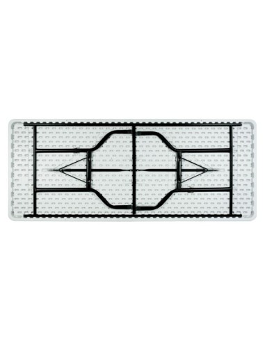 Table rectangulaire polypropylène 183x76x74