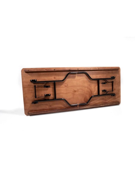 Table rectangulaire bois vernis 180x76x76