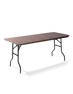 Table rectangulaire bois vernis 180x76x76