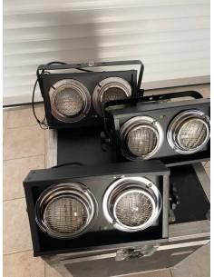 Lot de 6 Blinder lampe SHOWTEC stage blinder II 2