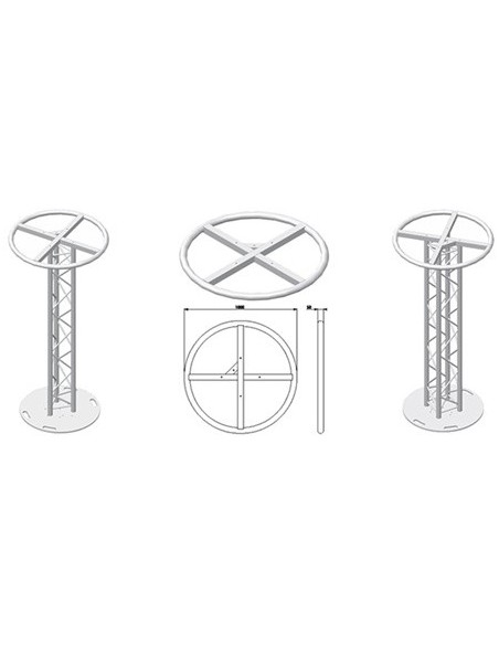 Cercle tête de totem 1M ASD