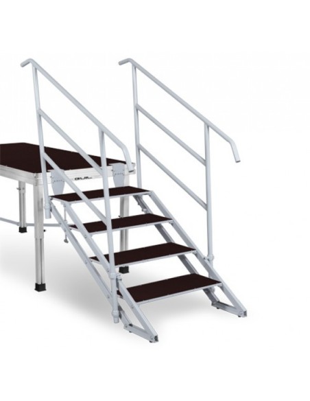 Escalier réglable pour praticables 0,8/1,4M ASD
