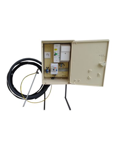 Coffret de chantier provisoire avec disjoncteur 12KW - 60A