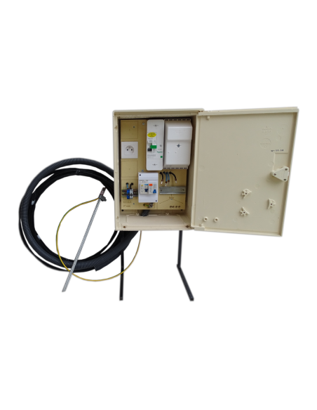 Coffret de chantier provisoire avec disjoncteur 12KW - 60A