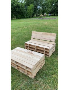 Table basse demi-palette