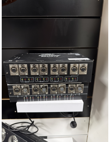 Lot de 2 splitter DMX 4 sorties CONTEST