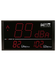 Valise de mesure de pression acoustique SPL + afficheur AUDIOPOLE