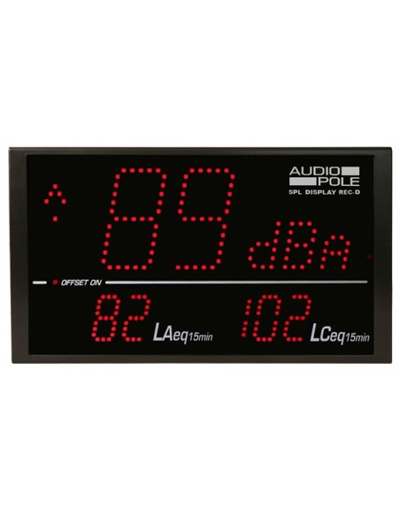 Valise de mesure de pression acoustique SPL + afficheur AUDIOPOLE