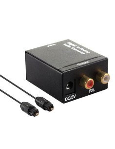 Convertisseur optique vers ligne (RCA) avec câble optique 2M