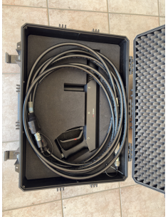 Gun CO2 avec flycase, raccord et flexible