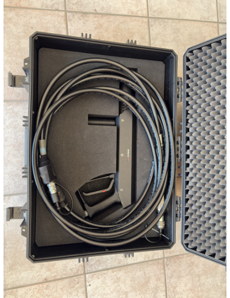 Gun CO2 avec flycase, raccord et flexible